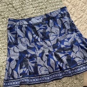 Chico's Blue and White Skort